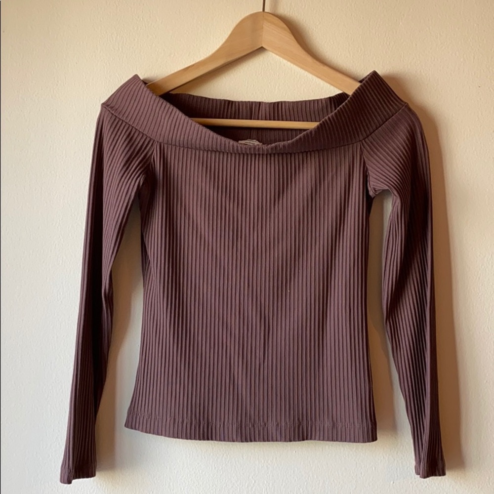 Wilfred mauve long sleeve top